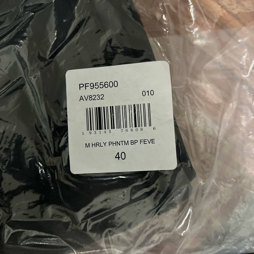 Black Item with Barcode